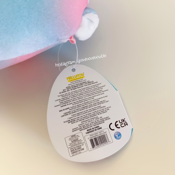 Tula 5" Cotton Candy Bear Squishmallow Kellytoys - Picture 5 of 8